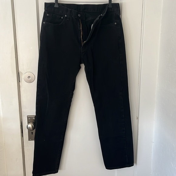 Men’s set of 2 Levi 505 Black and indigo blue jeans W 36 l 32 - Picture 6 of 7